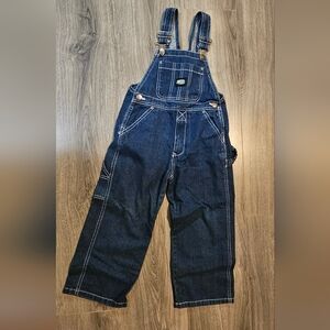 Kids' Key Dark Blue Denim Overalls